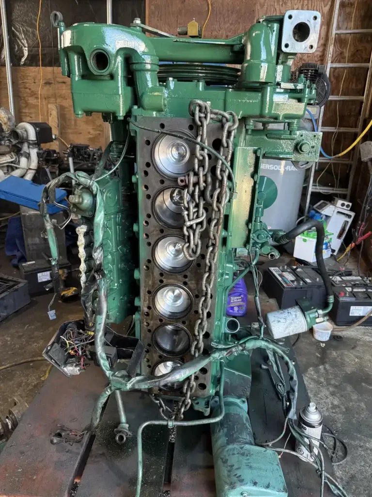 Marine engine rebuild
